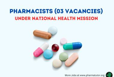 Job for Pharmacists under National Health Mission