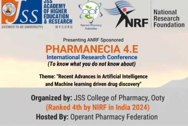 Pharmanecia 4.E Organised By Organized by Department of Pharmaceutical Chemistry, JSS College of Pharmacy