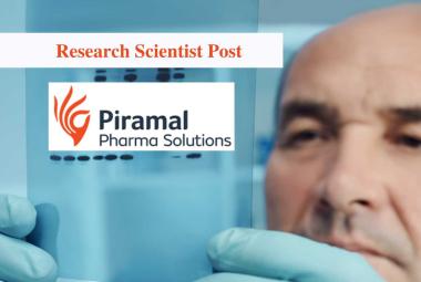 Piramal Pharma Limited Hiring Research Scientist