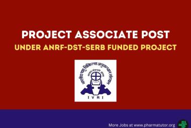 Vacancy for Project Associate under ANRF-DST-SERB funded project at IVRI