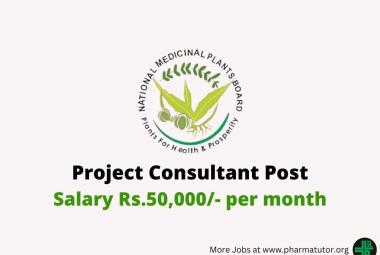 Vacancy for Project Consultant at National Medicinal Plants Board