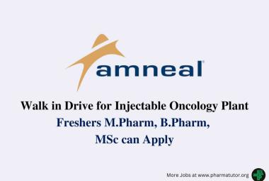 Walk in Drive for Injectable Oncology Plant at Amneal Pharmaceuticals