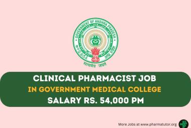 Job for Clinical Pharmacist in Government Medical College