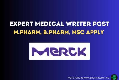 Work as Expert Medical Writer at Merck