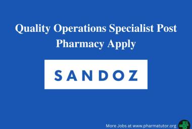 Work as Quality Operations Specialist at Sandoz