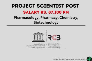 Apply Online for Project Scientist at RCB