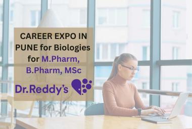 CAREER EXPO IN PUNE for Biologies at Dr. Reddy's Laboratories