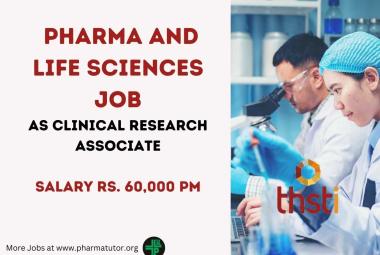 Job for Pharma and Life Sciences candidates at THSTI