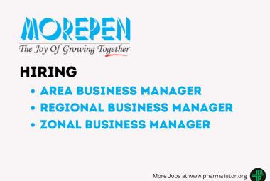 Morepen Laboratories Hiring Area Business Manager, Regional Business Manager, Zonal Business Manager