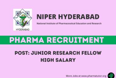 Opportunity for hearbal drug research at NIPER - MS/ M.Pharm/ M.Sc
