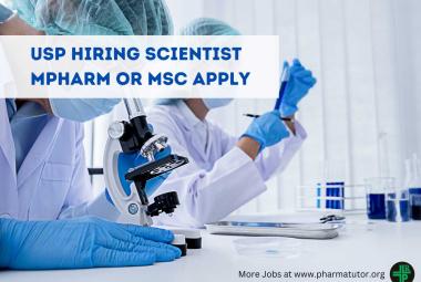 USP require Compendial Development Laboratory Scientist