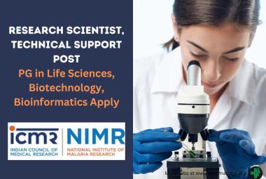 Vacancy for Research Scientist, Technical Support at NIMR