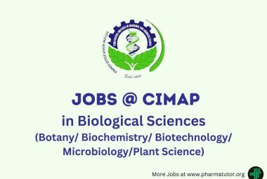 Walk in for Project Associate Biological Sciences at CIMAP