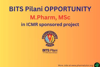 Applications are invited for Research Scientist at BITS Goa Campus