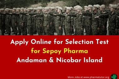 Apply Online for Selection Test for Sepoy Pharma at Indian Army