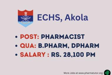 Job for Pharmacist in ECHS Polyclinic Akola