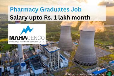 Opportunity for Pharmacy Graduates at MAHAGENCO