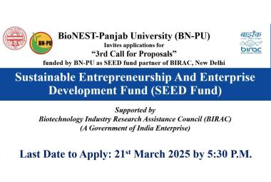 SEED funding call for Pharma & Life Sciences Entrepreneur