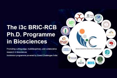 The i3c BRIC-RCB Ph.D. Programme in Biosciences 2025-2026