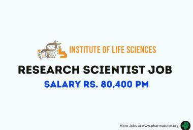 Work as Research Scientist at Institute of Life Sciences