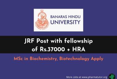 Applications are invited for Junior Research Fellow at Banaras Hindu University