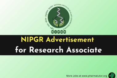 Applications are invited for Research Associate at NIPGR