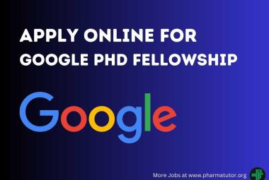 Apply Online for Google PhD fellowship program