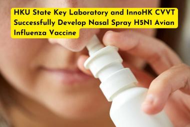 HKU State Key Laboratory and InnoHK CVVT Successfully Develop Nasal Spray H5N1 Avian Influenza Vaccine