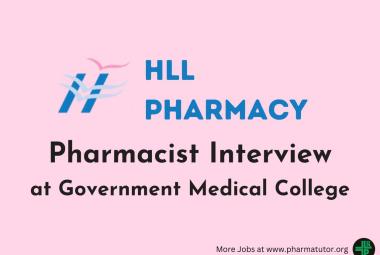 Interview for Pharmacist in AMRIT Pharmacy outlets at Government Medical College