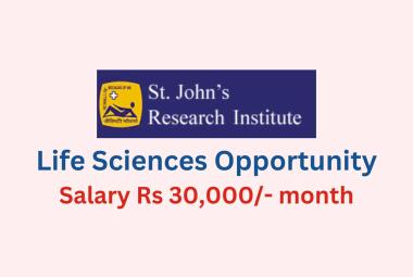 Life Sciences Opportunity at St. John's Research Institute