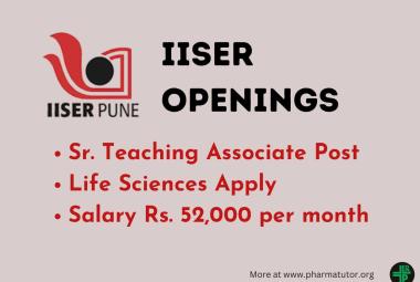 Life Sciences Recruitment at IISER
