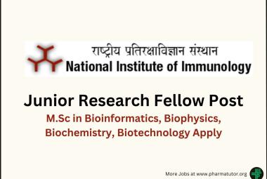 National Institute of Immunology looking for Junior Research Fellow