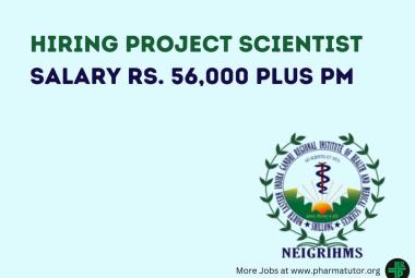 NEIGRIHMS Hiring Project Scientist