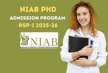 NIAB PhD Admission Program RSP-I 2025-26