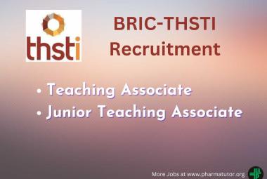 THSTI hiring Teaching Associate, Junior Teaching Associate