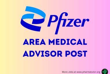 Work as Area Medical Advisor at Pfizer