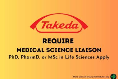 Work as Medical Science Liaison at Takeda