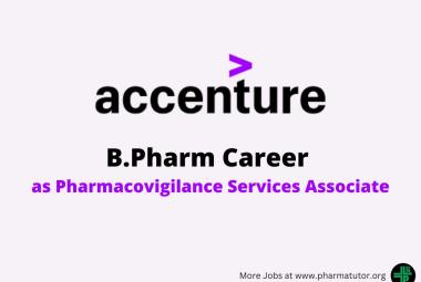 Accenture looking for Pharmacovigilance Services Associate 