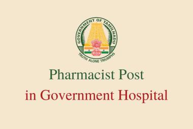 Applications are invited for Pharmacist in Government Hospital