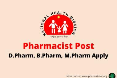 Applications are invited for Pharmacist under National Health Mission