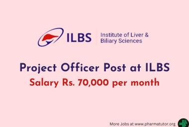 Applications are invited for Project Officer at ILBS