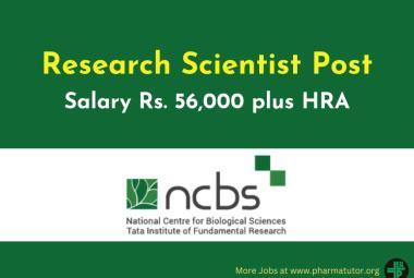 National Centre for Biological Sciences looking for Research Scientist