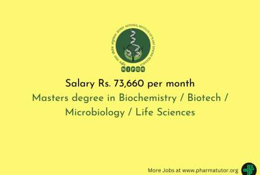 NIPGR Hiring Research Associate - Salary Rs. 73,660 per month