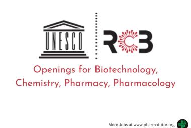 Openings for Biotechnology, Chemistry, Pharmacy, Pharmacology as JRF at Regional Centre for Biotechnology