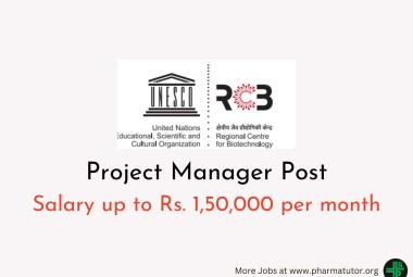 RCB invites applications for Project Manager