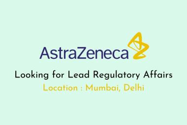 AstraZeneca looking for Lead Regulatory Affairs