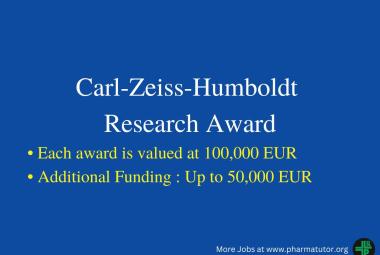 Carl-Zeiss-Humboldt Research Award