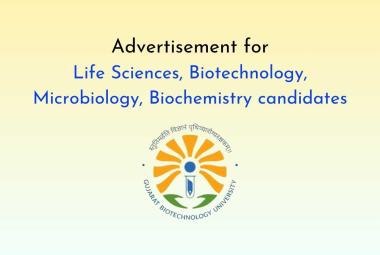 GBU invites applications from Life Sciences, Biotechnology, Microbiology, Biochemistry candidates