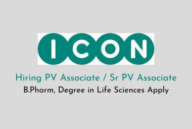 ICON plc Hiring PV Associate