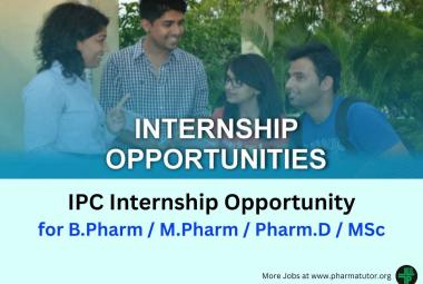 IPC Internship Opportunity